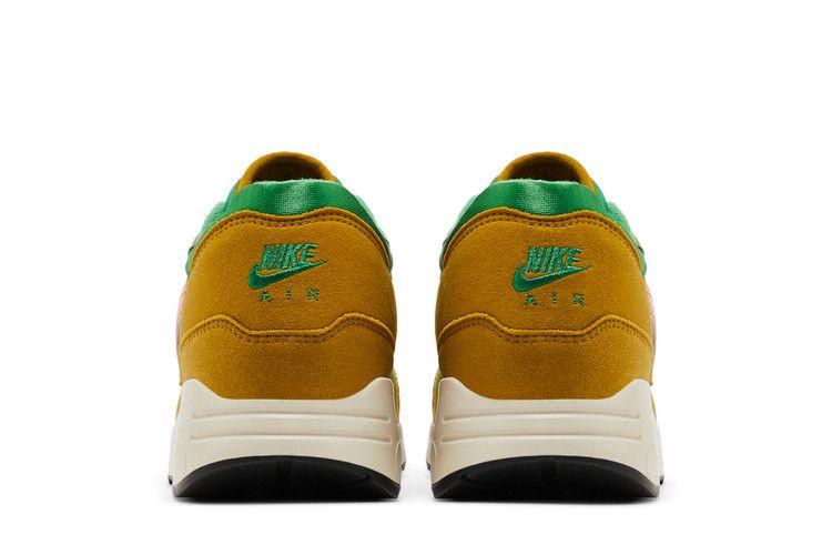 Мужские кроссовки Nike Air Max 1 '86 PRM Powerwall BRS Классический зеленый/Угольно-оранжевый