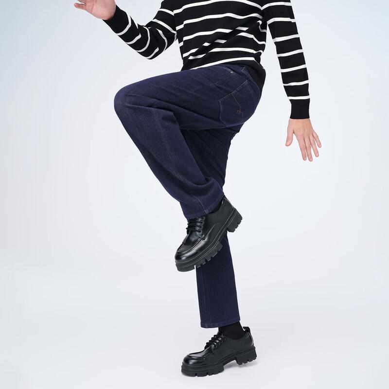 Мужские джинсы Giovanni Valentino в стиле ретро, выстиранные, свободного кроя, из матового денима