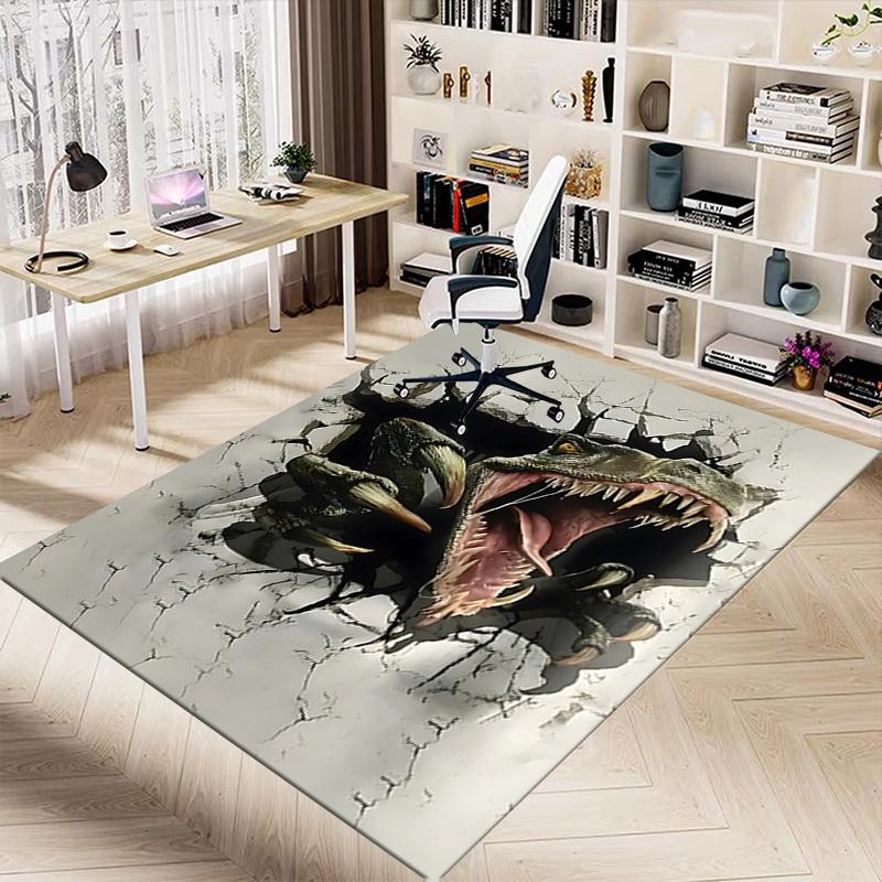 1PC dinosaur wall Carpet Ultra Soft, Thick & Absorbent, Non Slip Machine Washable Mat for Entryway