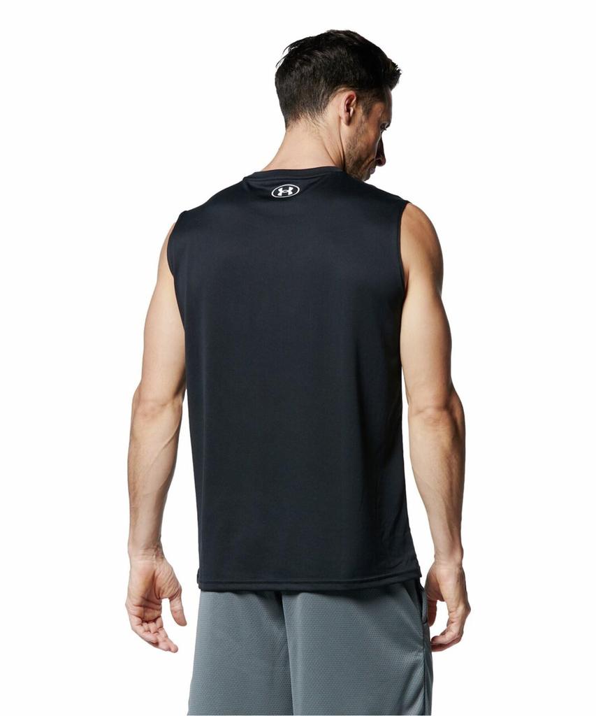 Мужская футболка UA Tech SL для размера Япония MD до японского размера [Under Armour], 001, (эквивалент М)