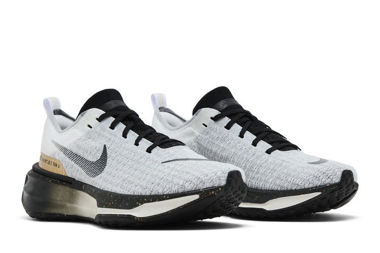 Nike ZoomX Invincible Run 3 Белый Темно-Дымчато-Серый Светло-Дымчато-Серый Черн