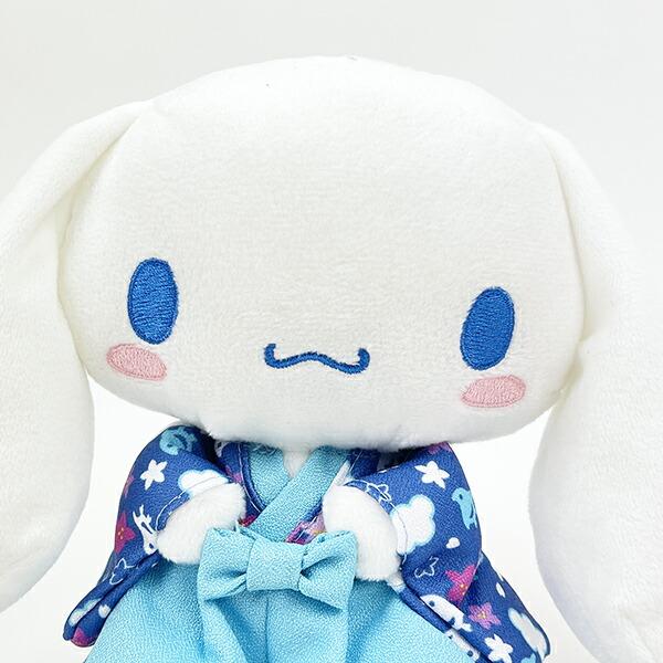 Sanrio Cinnamoroll Houndstooth Kimono Plush Decor Blue