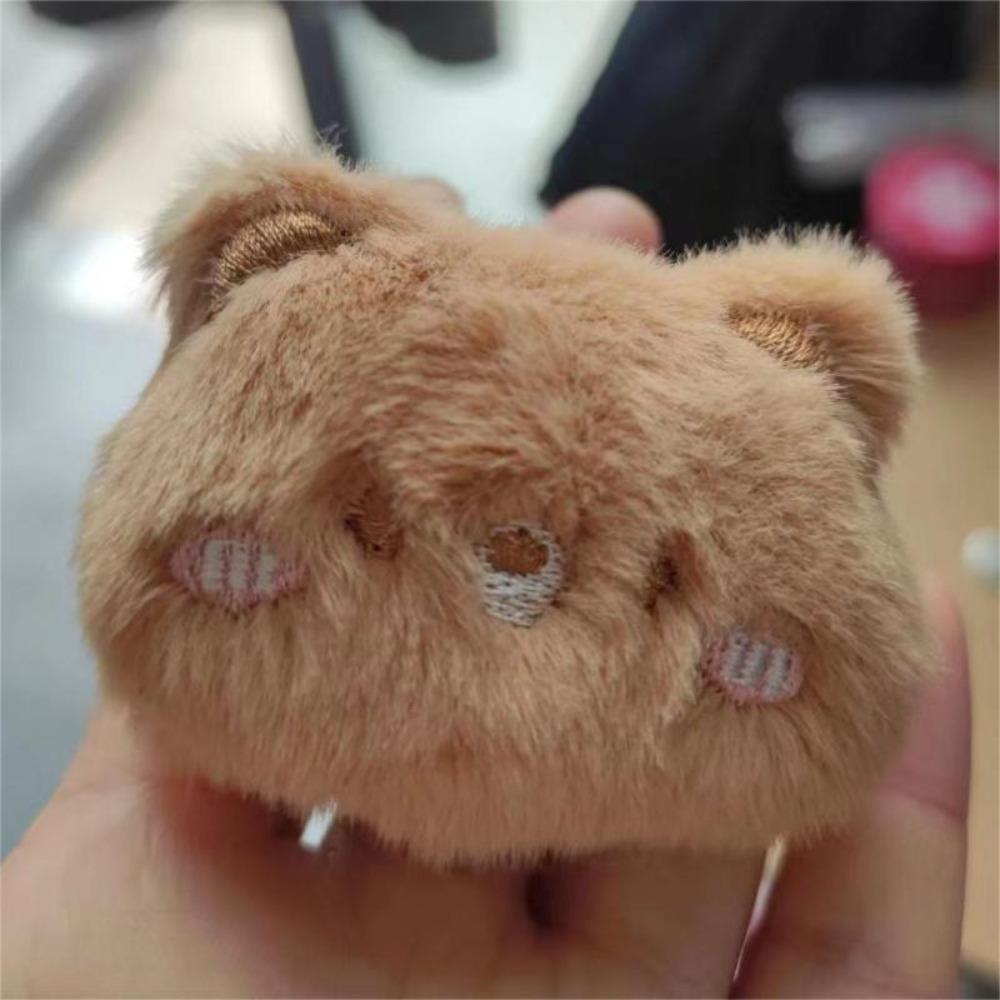 Bear Plush Brooch Cartoon Backpacks Pendant Decoration Accessories Clothes Badge Pins Girl