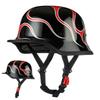 Motorcycle Open Face Helmet Motorcycle Retro Safety Helmet Summer Motorbike Half Face Helmet Vintage Motor Helmets M-2XL