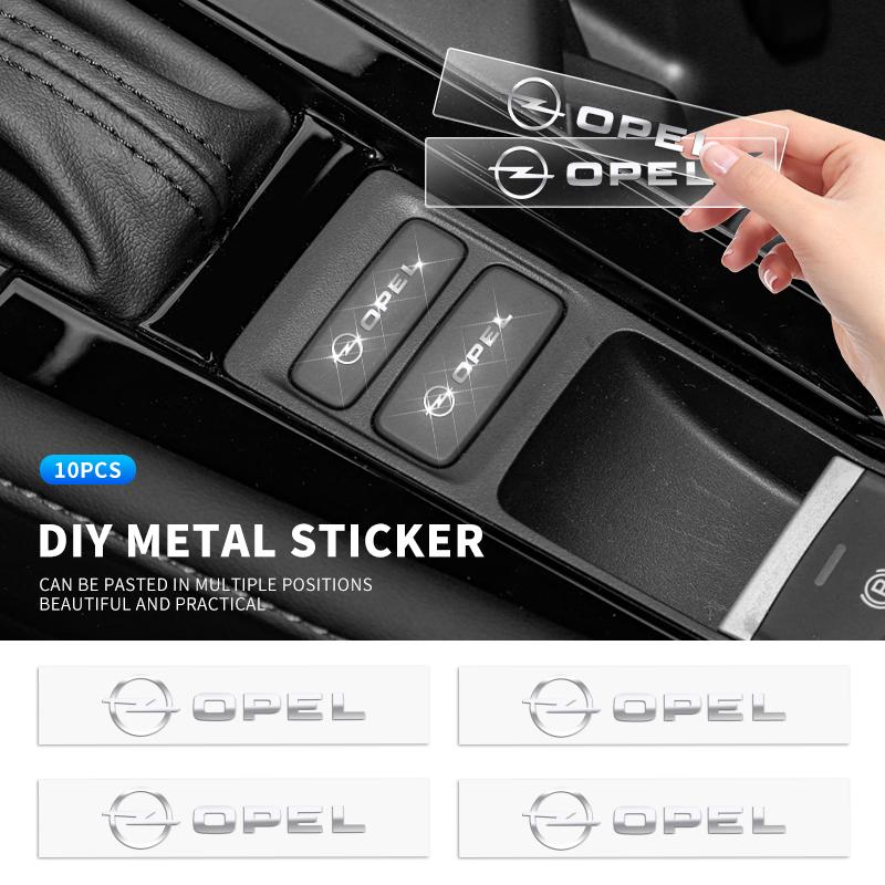Metal emblem Auto Decor Decals Car Window Wiper Stickers For Opel Corsa Astra Insignia Vectra Zafira Meriva Mokka Grandland IC4