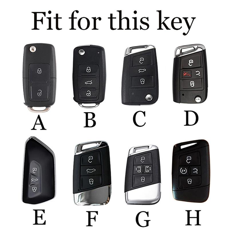 Чехол для автомобильного выкидного ключа из ТПУ для Volkswagen VW Polo Golf Passat Tiguan Beetle Caddy T5 Up Eos Skoda Octavia Seat Leon Altea