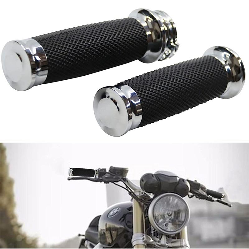 Universal 1In 25Mm Hand Grips Motorcycle Handle Bar Handlebar for Harley Touring Sportster 883 1200 XR for Suzuki