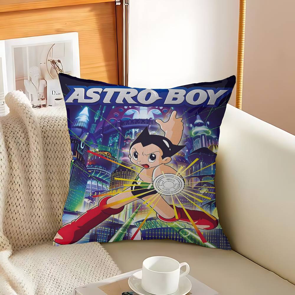 Винтажные Наволочки Astro Boy Мультяшные Декоративные Для Дивана Домашние Двусторонние Короткий Плюш Милые Наволочки