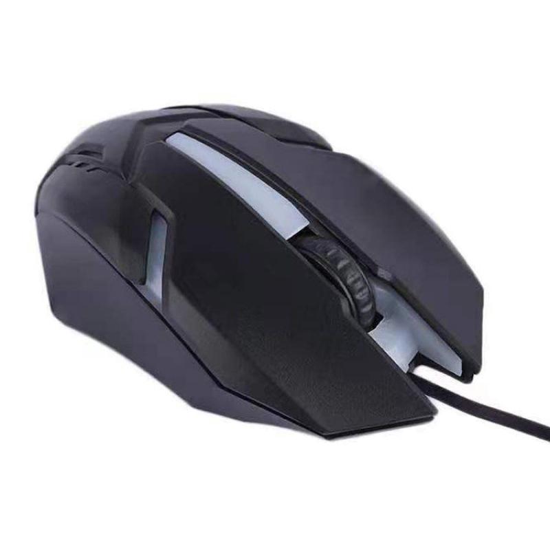 Игровая мышь для киберспорта, проводная, с подсветкой, USB-интерфейс для компьютера, для офиса, черно-белая, несколько типов на выбор