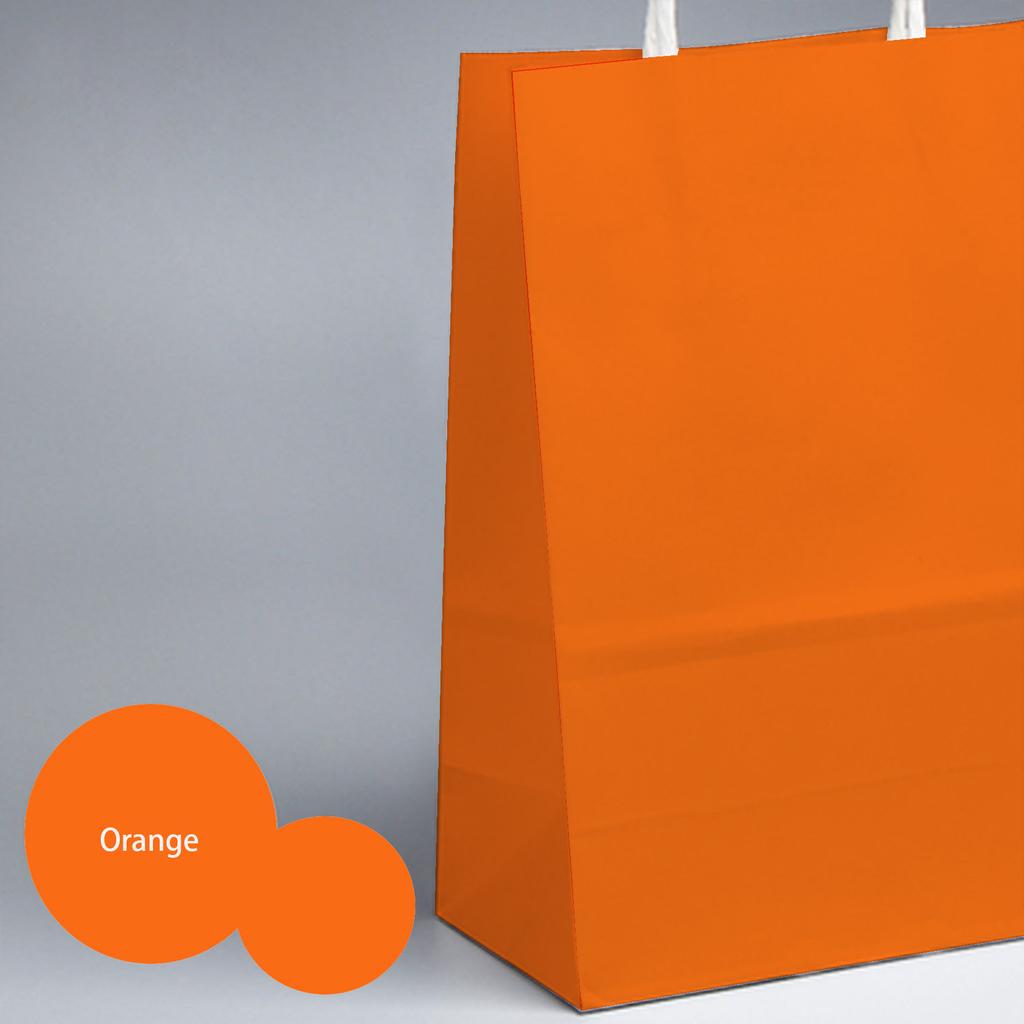 30pcs 18 Colors Optional Solid Color Kraft Paper Bags Can Be Used Multiple Times Shopping Bags, Holiday Gift Packaging Bags