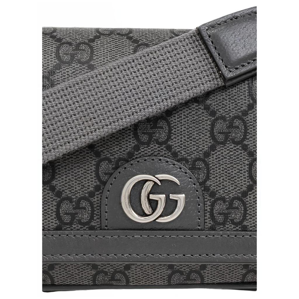 Gucci Сумка-мессенджер GG Supreme Canvas Серая 795466-2ZGMN-1244