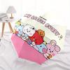 1pc BT21 BABY MY LITTLE BUDDY Umbrella with Plastic Handle,Suitable for All Seasons Home Travel Outdoor UmbrellaM1148