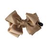 Ponytail Holder Bow Fabric Women Hair Clip Headwear Korean Style Vertical Clip Banana Clip