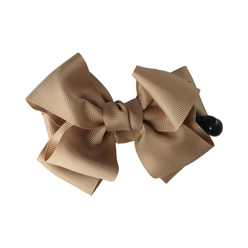 Ponytail Holder Bow Fabric Women Hair Clip Headwear Korean Style Vertical Clip Banana Clip