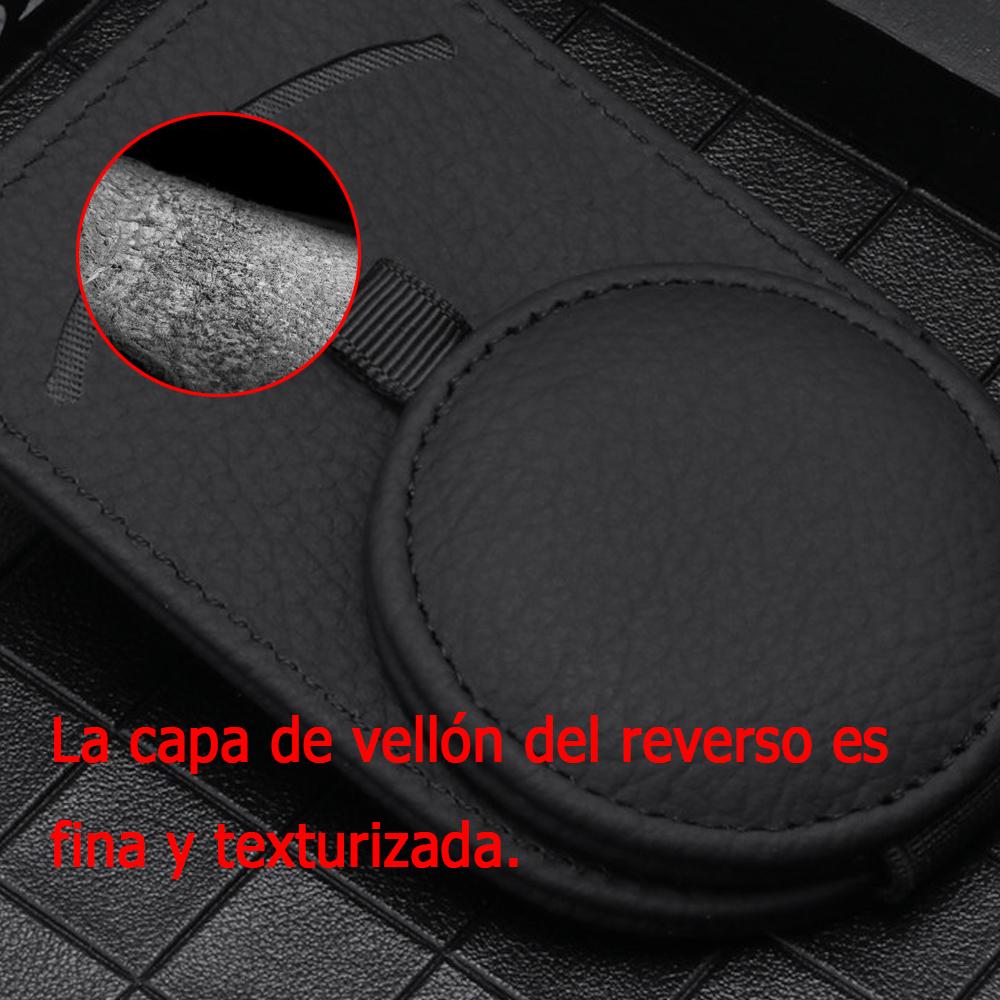 Автомобильный держатель для очков, многофункциональный солнцезащитный козырек, кожаный держатель для очков, магнитный держатель для солнцезащитных очков, вешалка, универсальный