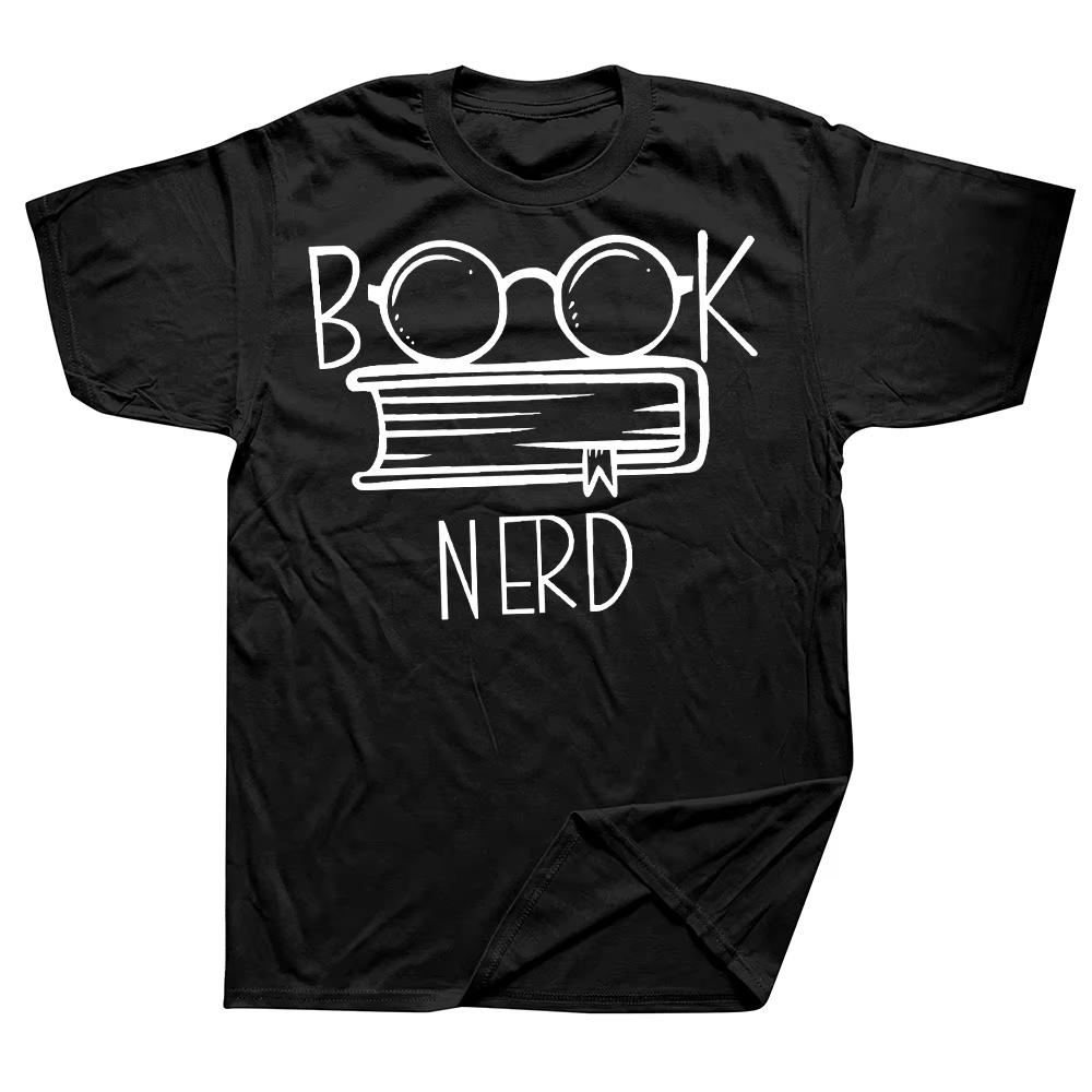 Book Nerd Glasses and Book Graphic T-shirt