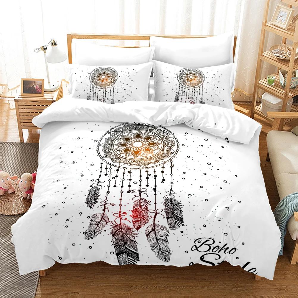 Luxury Bed Cover Sets Dream Catcher Super Soft Comfortable Bedding Set Super King Pillowcases Quilt Cover Boho Wholesale