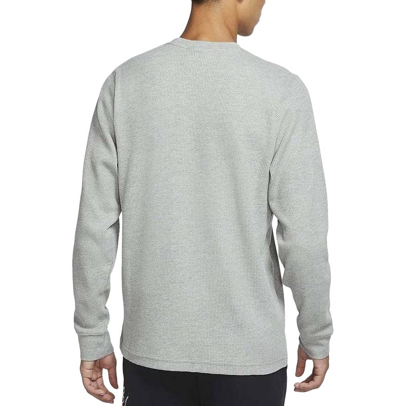 Nike Knitwear Men's Toned Dark Gray Crew Neck Moderate Base Layer DA4239-063