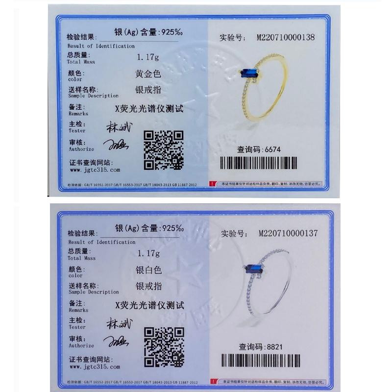 Классическое кольцо для пар из 18-каратного золота с глубоким сапфиром и бриллиантами для женщин, темно-синее оригинальное серебро 925 пробы, подарочные ювелирные изделия