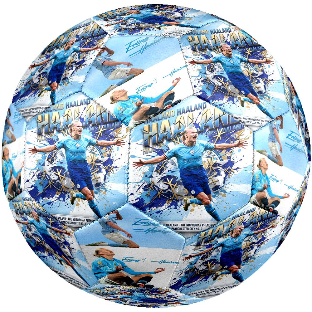 Haaland 9 Norway Football Soccer Ball Size 5 Football Machinestitched Indooroutdoor Universal Football Surprise Collection Gift