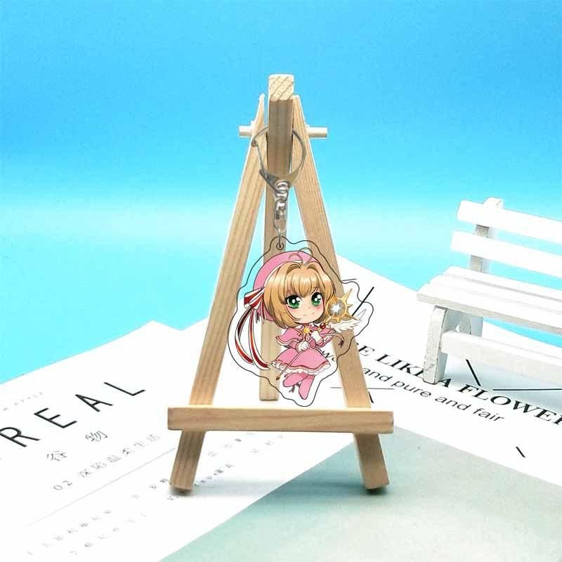 Cardcaptor Sakura Аниме Акриловый Забавный Брелок Аниме-Сувениры Подарок Девочке Брелок Подвеска на Сумку Сувенир Подвеска Украшение