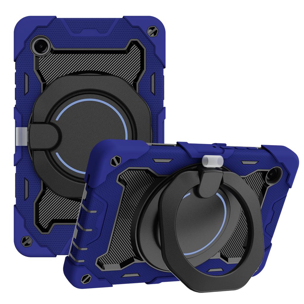 For Samsung Galaxy Tab A11 Case with Kickstand PC + Silicone Shockproof Rugged Tablet Cover