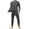 Теплый длинный комплект (верх и низ) CK3708 Темно-серый 1 XXL Мужское нижнее белье, Влагоотводящий, Теплосберегающий, Удобный, С открытой передней частью, Эластичный,