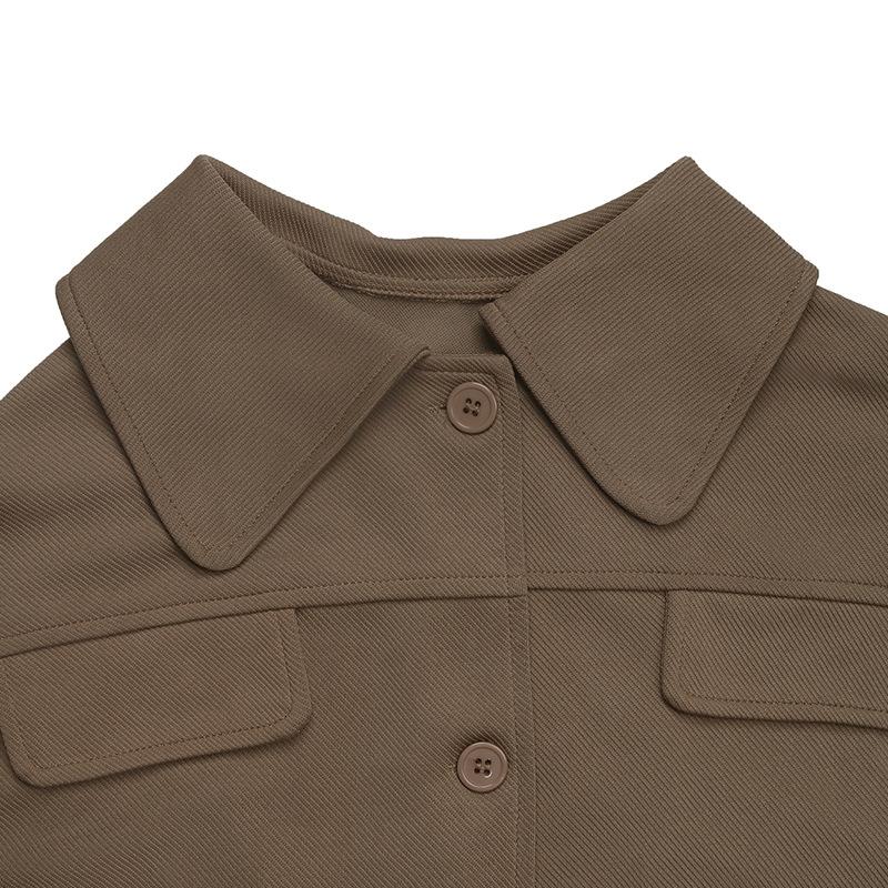 Женский кардиган с воротником, осенняя короткая застежка на пуговицы, цветная куртка Collision