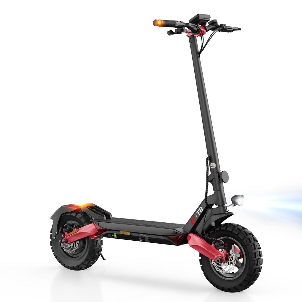 ISINWHEEL T8 All-Terrain Electric Scooter 500W Motor 48V15Ah Battery City Outdoor 10 Inch Off-Road Tires EScooter