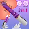 Automatic Sex Machine 2 In 1 Simulation Telescopic Vibrating Dildo G-spot Stimulation with Suction Cup Dildo Massager Female Masturbator Adult Toys