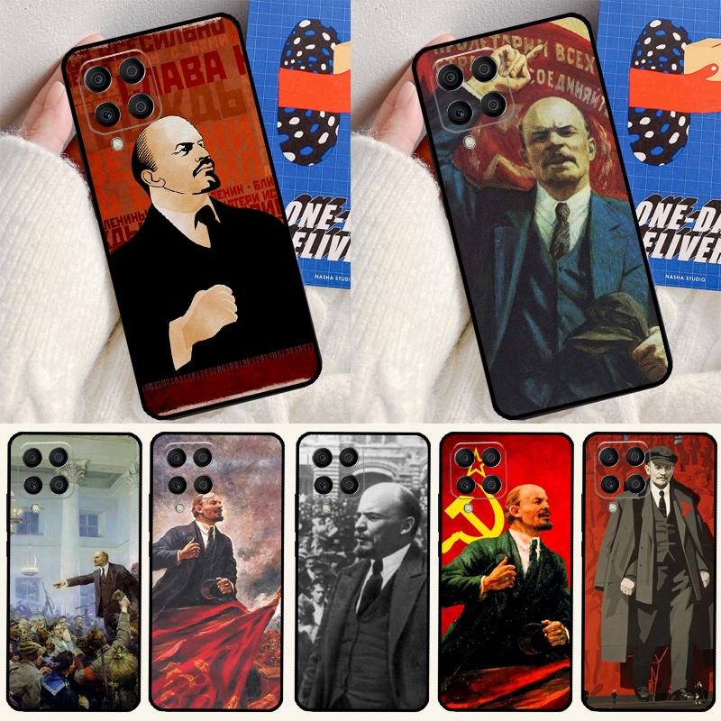 Флаг Советского Союза Ленина для чехла телефона Samsung Galaxy M31 M51 M33 M13 M23 M53 M15 M55 M14 M34 M54 M20 M30s M32 M52