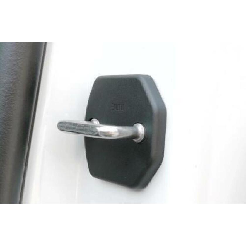 4PCS Door Lock Protection Fit For Ford Edge 2015- Primer Black Cover Trim