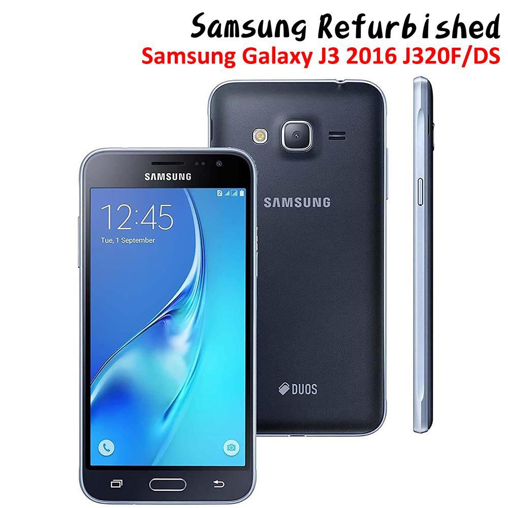 Восстановленные мобильные телефоны Samsung Galaxy J3 2016 J320F/DS Dual Sim Android, смартфоны Samsung Galaxy J3 Duos