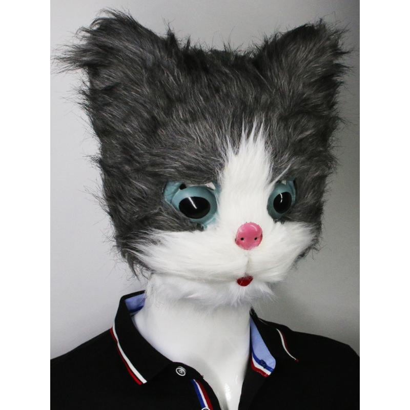 3 цвета, маска милого котенка, забавная маска животного, маскарадная вечеринка, реквизит на Хэллоуин