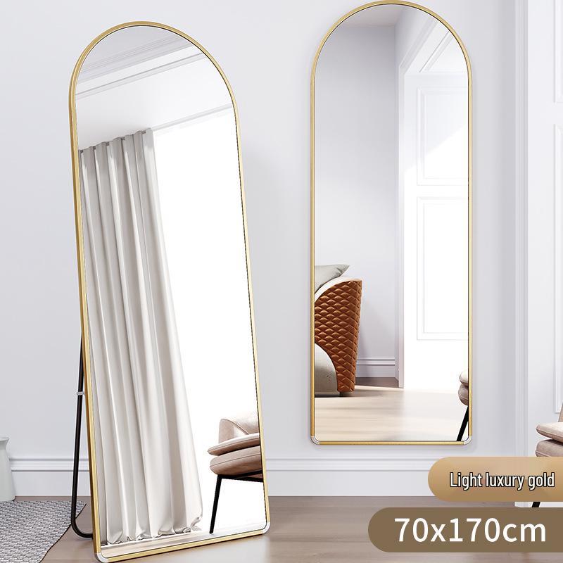 Full-Length Floor Mirror: Stylish Wall-Mounted Dressing Mirror for Bedrooms and Fitting Rooms