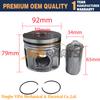 1 set 2KD Piston with pin Piston Ring 2KD-FTV For Toyota Engine Piston & Ring