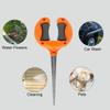Garden Hose Guide Nail Water Pipe Tubing Positioning Bracket Anti-skid Yard Lawn Irrigation Hose Spike Holder  with Top Roller