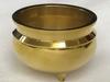Kyoto Buddhist Altar Hayashi Incense Burner, Polished, 3.5 Inches, Brass. Suitable for All Sects (Recommended for Shinshu Otani Sect Members).