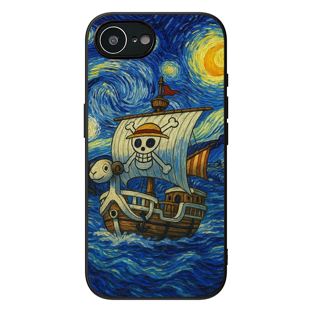 Для Samsung Galaxy A36 A17 A26 A07 A35 A54 A53 A13 A33 A34 S8 S9 S20 S21 FE S10 Plus Чехол для телефона Going Merry One Pieces Luffy