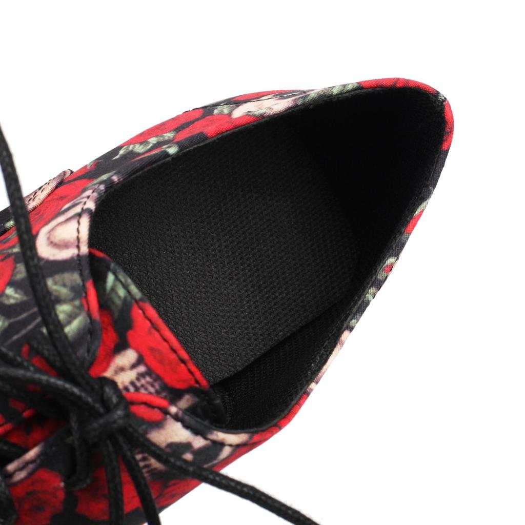 В/Женские туфли на высоком каблуке, туфли на одной платформе, с модными принтами, на толстом каблуке, на большой шнуровке, на низком каблуке, всесезонная обувь.