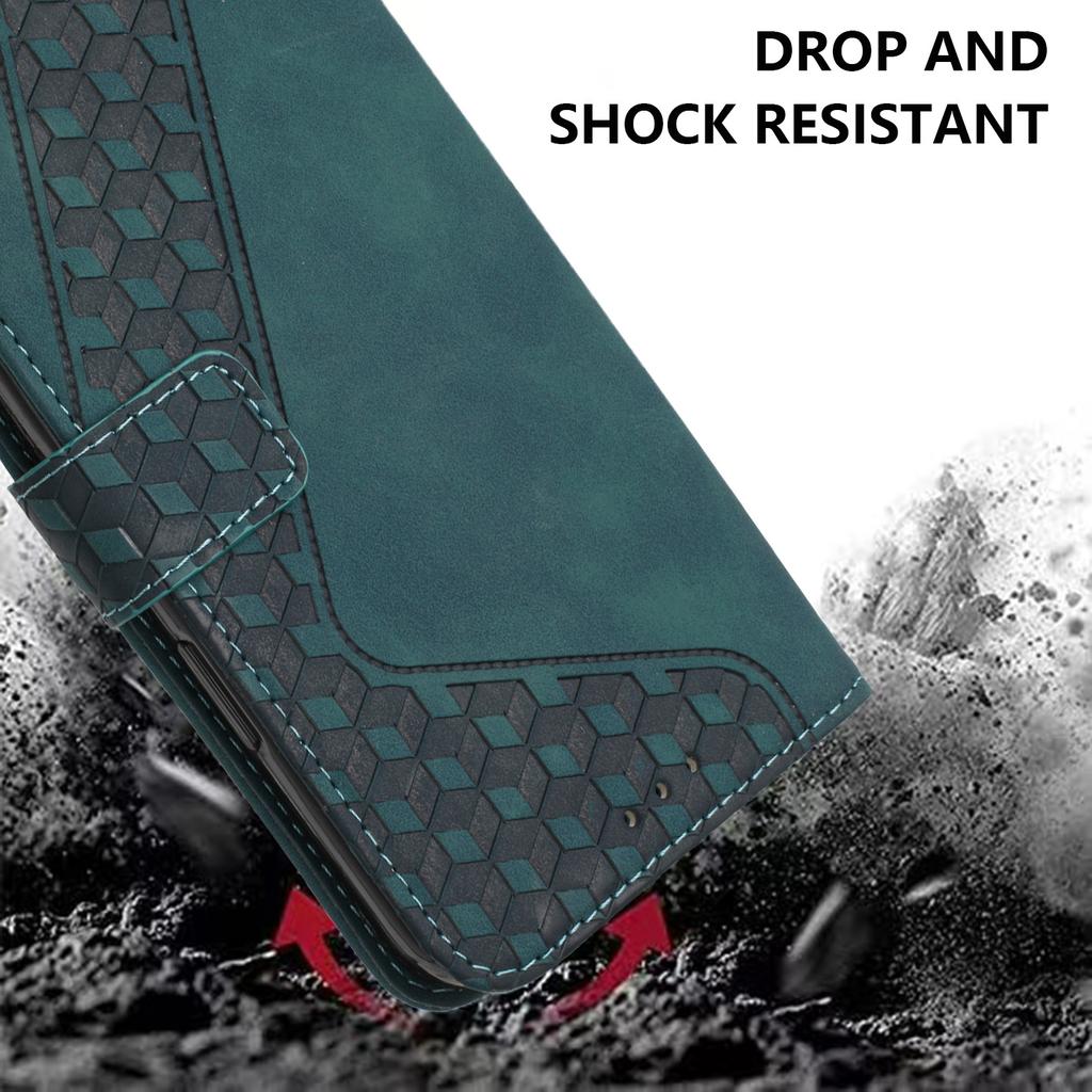 Чехол-кошелек из искусственной кожи с матовым тиснением для карт для Samsung Galaxy Xiaomi Redmi Huawei Honor