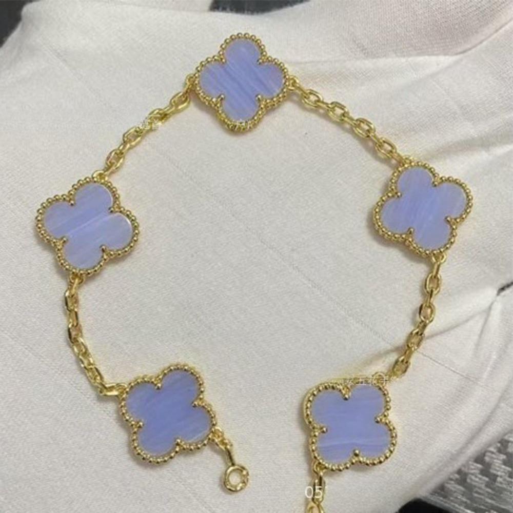 Высококачественный браслет из красного халцедона с лазерной гравировкой «Четырехлистный клевер» и «Пятицветник», из розового золота 18 карат, ювелирное изделие класса люкс, подарок для девушки