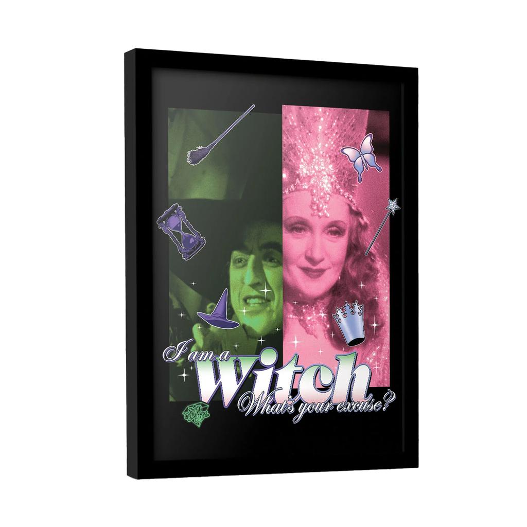 The Wizard Of Oz I Am A Witch Framed Poster
