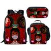 Bbq Ena Dream Pattern Printing Backpack Lunch Bag Pen Case Set For Student Gift