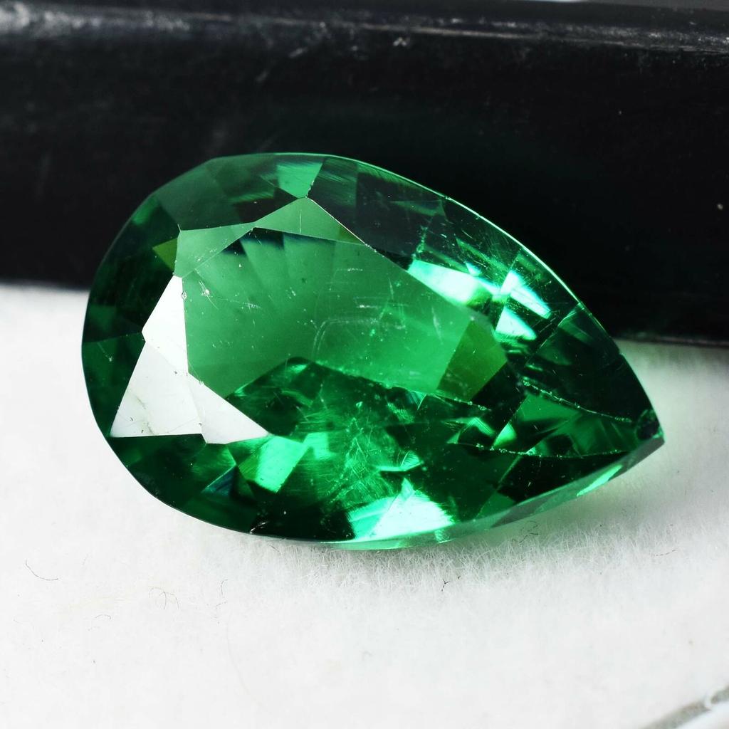 9 Ct Natural Garnet Pear Shape Green Loose Gemstone Making Jewelry