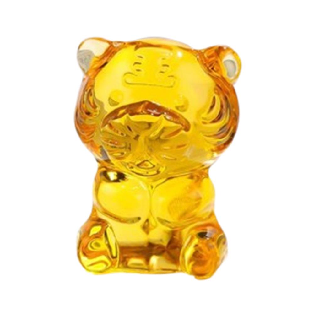 Хрустальные мультяшные фигурки животных Элегантная миниатюрная фигурка Настольное украшение