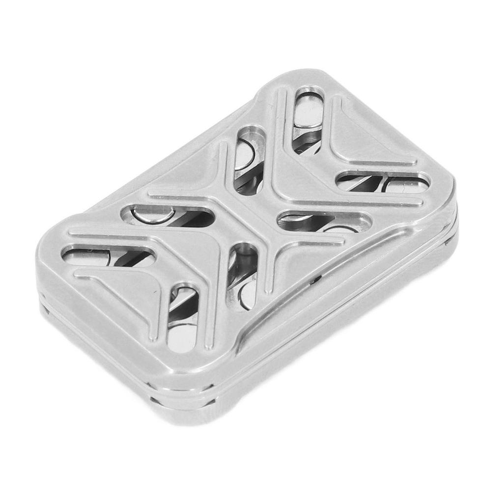 Тактильный слайдер из нержавеющей стали с полым толкающим слайдером, магнитом, обратной связью, снятием стресса, толкающим карточкой, игрушкой