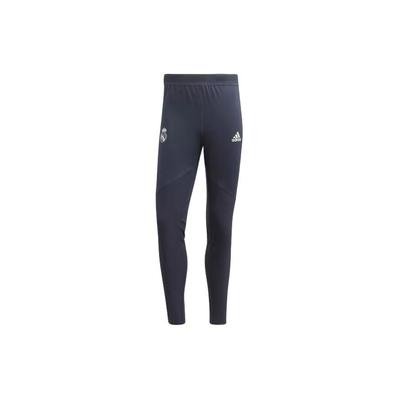 Футбольные штаны Condivo 22 Pro Real Madrid Player Edition Soccer Training Series в полоску, облегающие, со средней посадкой, мужские, темно-синие, HT8793