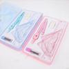 1 Set Drafting Tool Compass Ruler Geometry Math Sets Professional Student Stationery with Box