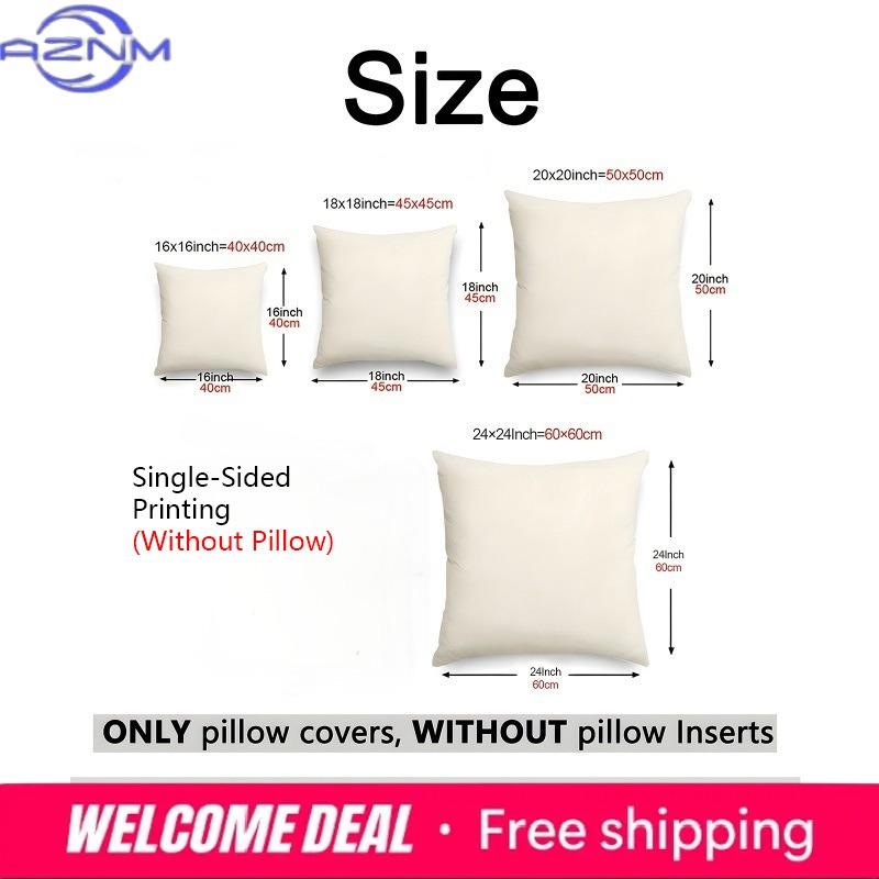 Рождественские Декоративные Подушки Merry Christmas 2D Печатная Полиэстеровая Наволочка, Декоративная Подушка для Дивана, Подушка для Изголовья